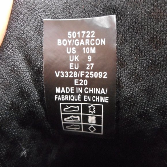 Lands End Boots Little Kids Boy's Size 10 M Adjustable Straps Black Suede - Picture 6 of 6